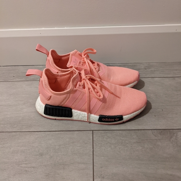 Adidas Originals NMD R1 Boost Pink Sneakers - Picture 1 of 6